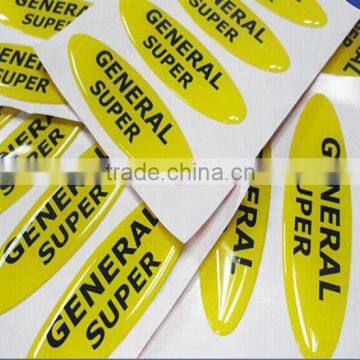 Custom Made Domed Labels Doming Sticker Chrome Epoxy 3D Die Cut Domed Sticker photo-3
