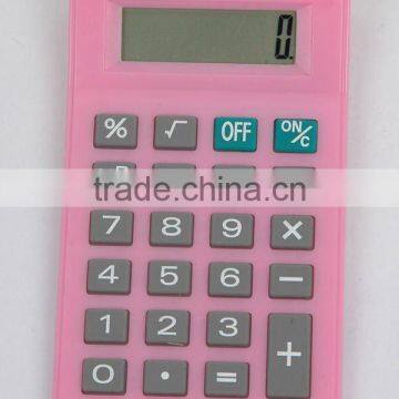 Hot sale different colors plastic desktop electronic calculator