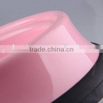 Plastic Slip-resistant Pet Bowl With Rubber Bottom/ Dog Bowl photo-3