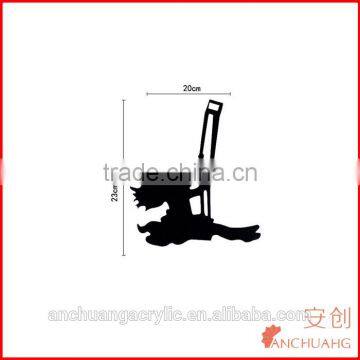 Acrylic Wall Clock Halloween Decorative Luminous Clock photo-4