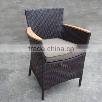 Aluminum frame Rattan armchair