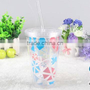 Double Wall Clear 16oz Reusable Plastic Cups Wholesale photo-4