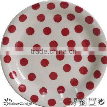 Green Ceramic Stoneware Dinner Plate photo-5