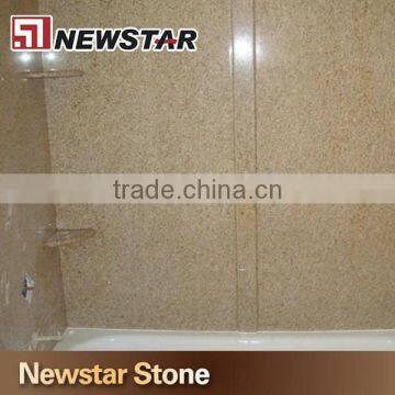 Chinese popular natural stone slab shower wall