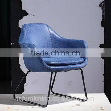 YYA14 Dark Blue Color Leather Modern Club Chair 2016 New Fashion Leisure Chair for Club photo-5