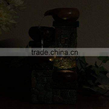 Brick Steps Tabletop Fountain With LED Light photo-5