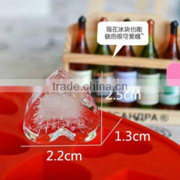 Red Love Heart Shaped Silicone Ice Cube Tray photo-4