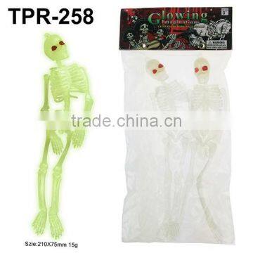 8" Glow-in-the-Dark Halloween Skeletons