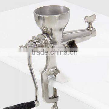 New Stainless Steel Wheat Grass Hand Juicer Manual Juice Wheatgrass Extractor