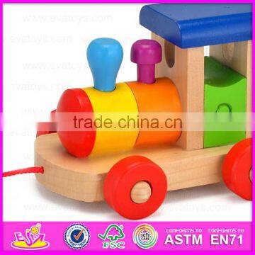 OEM Welcome Baby Early Learning Toys Wooden Toy Train,High Quanlity Children Wooden Toys Train Wholesale W05C024 photo-5
