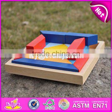 2017 New Design 20 Pieces Educational Wooden Blocks for Toddlers W13A127 photo-5