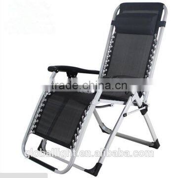 Metal Folding Zero Gravity Chair Portable Comfortable Camping Bed Beach Chair