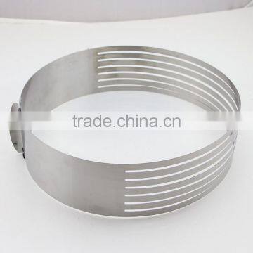 Adjustable Stainless Steel Layer Cake Slicer Kit Mousse Cake Ring Mold photo-4