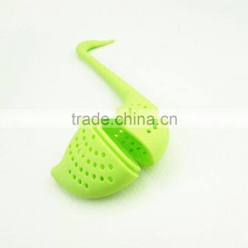 16050 Hot Selling Goose Shape Silicone Tea Strainer photo-4