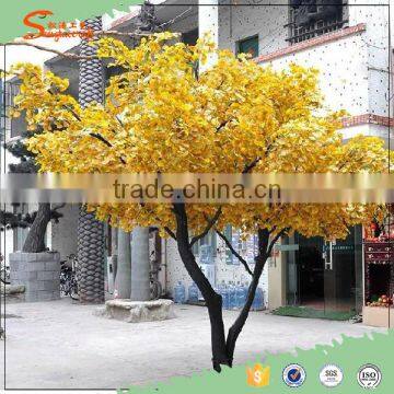 ST20160603 Landscaping Trees Large Outdoor Bonsai Trees Decoration Wedding Artificial Ginkgo Tree photo-2