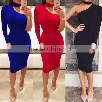 Sexy Women Evening Party Cocktail Club Slim Mini Bandage Stretch Bodycon Dresses