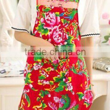 100% Cotton Digital Printing Design Kitchen Cooking Bib Apron