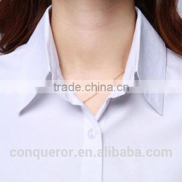 Cool Polo Cotton Open Design Shirts for Lady photo-2