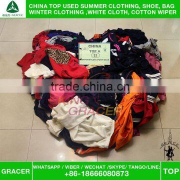 Hot Sale In Los Angeles Super Cream Cotton/Nylon Sport Wear Wholesale Used Clothing For Sale photo-4