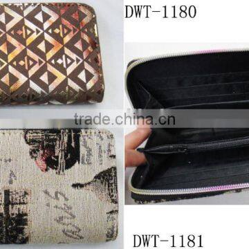 2017 Hot Lady Designer Canvas Cotton Hand Wallet photo-4