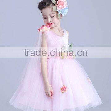 2017 Girls Dress Up Games Names With Pictures Ivory Jacquard Bodice With Tulle Skirt Removable Sashes photo-4