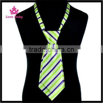 Color Stripy Boys Silk Neckties Wholesale Kids Christian Neckties Reversible Neckties photo-4