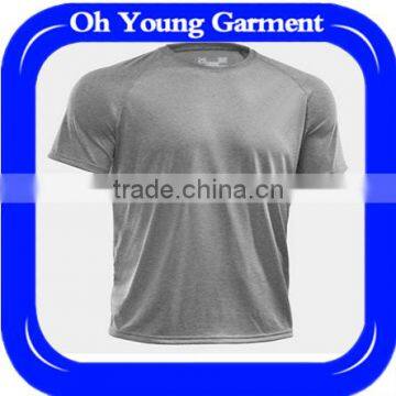 custom blank promotional dry fit 100% polyester t shirt for men sporty athletic technical shirts wholesale