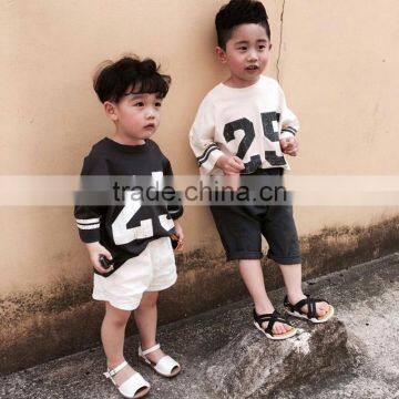 S17505A Summer T-Shirt for Kids 2017 Baby Clothes Printed Pattern T shirt