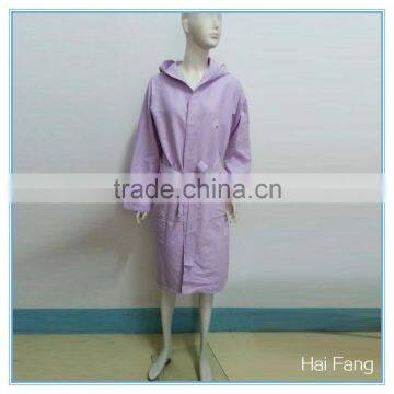 China factory thin robe microfiber adult bathrobe;different colors of hotel bathrobe