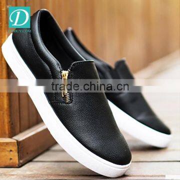 Summer Fashion Soft Leather Man Casual Flat Dress Slip On Shoes