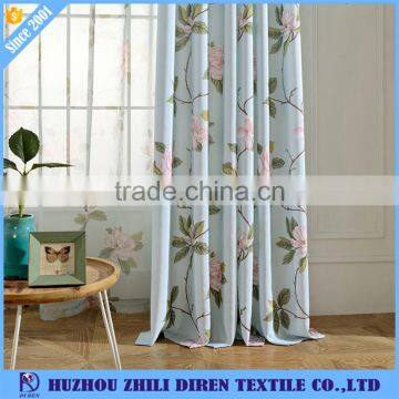Fashion Style Floral Designs Curtains Fabrics For Living Room photo-5