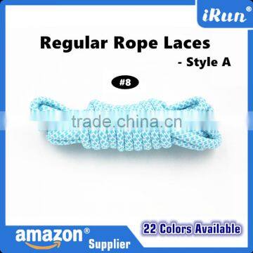 Rope Laces Sports Jogging Trainer Shoelaces Bootlaces - Round Athletic Shoelaces Dot Hiking Shoe Laces - 22 Colors photo-2