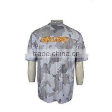 BSCI/ISO9001 Factory Dry Fit Breathable Fabric Italy Sublimation Ink Hotsale Cheap Custom Fishing Team Shirts photo-6