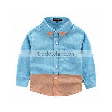 New Design Long-sleeved Blouse Boy Kids Cartoon T-shirt Children photo-2