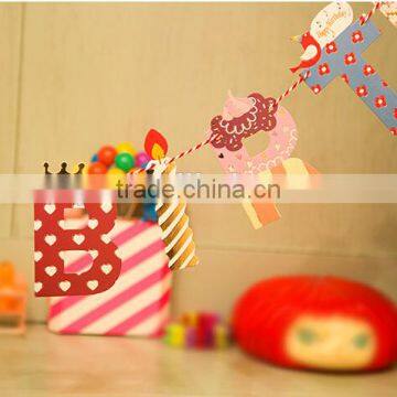 Hot Selling Party Decoration Bunting Flag/ Birthday Pennant photo-3