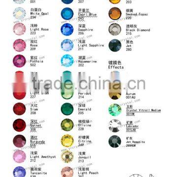 Ss10,ss12,ss16,ss20,ss 30 Jet AB Hot Fix Rhinestones Drill photo-6