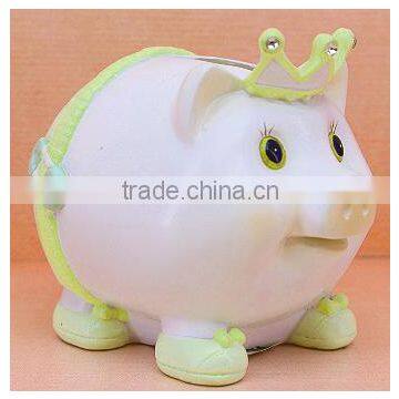 Cute Safe ABS Resin Pink Pig Saving Money Box in 2016 for Children photo-3
