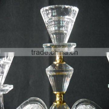 Hot Sale !!! Unique Crystal Candle Holders Wedding Table Decorations JKC-0007 photo-6