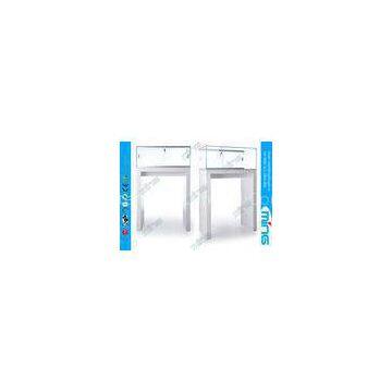 Adjustable Tempered Glass Display Showcases , Glass Display Counter