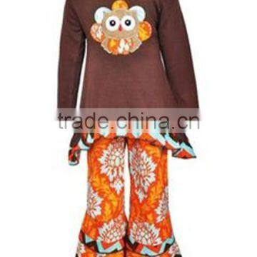 wholesale thanksgiving turkey embroidery child festival clothes