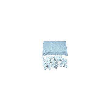OEM 100% Viscose Magic Tablet Wipes with Mesh Nonwoven , Compressed Tissue