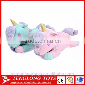 Exquisite handmade plush unicorn tissue box cover