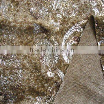 New fashion middle east fabric,polyester tricot velvet, warp knitting velvet fabric