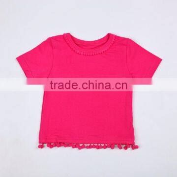 Simple Fashion Unisex Baby Clothes Pure Cotton Round Collar for Childrens