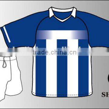 Sportive soccer wear tracksuit for teams/wholesale dry fit mens soccer jersey set uniform
