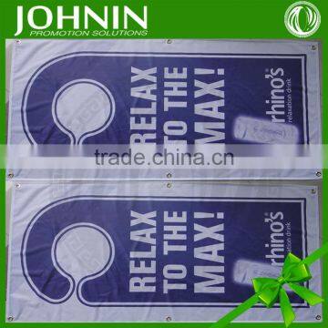 Customized fabric hanging on the walls flag eco solvent banner