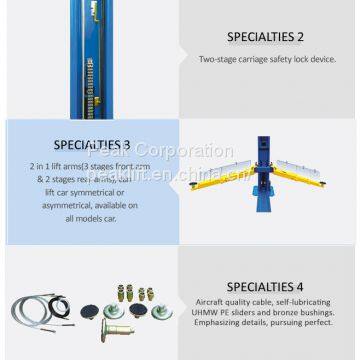 Clearfloor Chain-Drived Two Post Car Lift (208C) photo-3