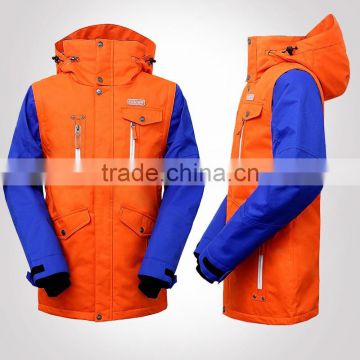 woman ski jacket Removable Sleeves any match