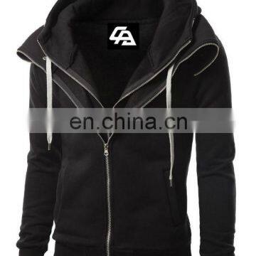 2014 New Design! Mens Inside Cotton Fleece Brushed Hoodie