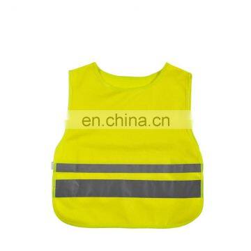 Children Security Vest with different width Hi-Vis Reflective Tape